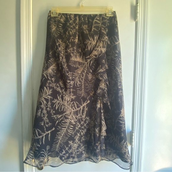 Donna Ricco 12 Black and Gold Sheer Women's 2pc Skirt Set Vintage 100% Polyester - Picture 2 of 6